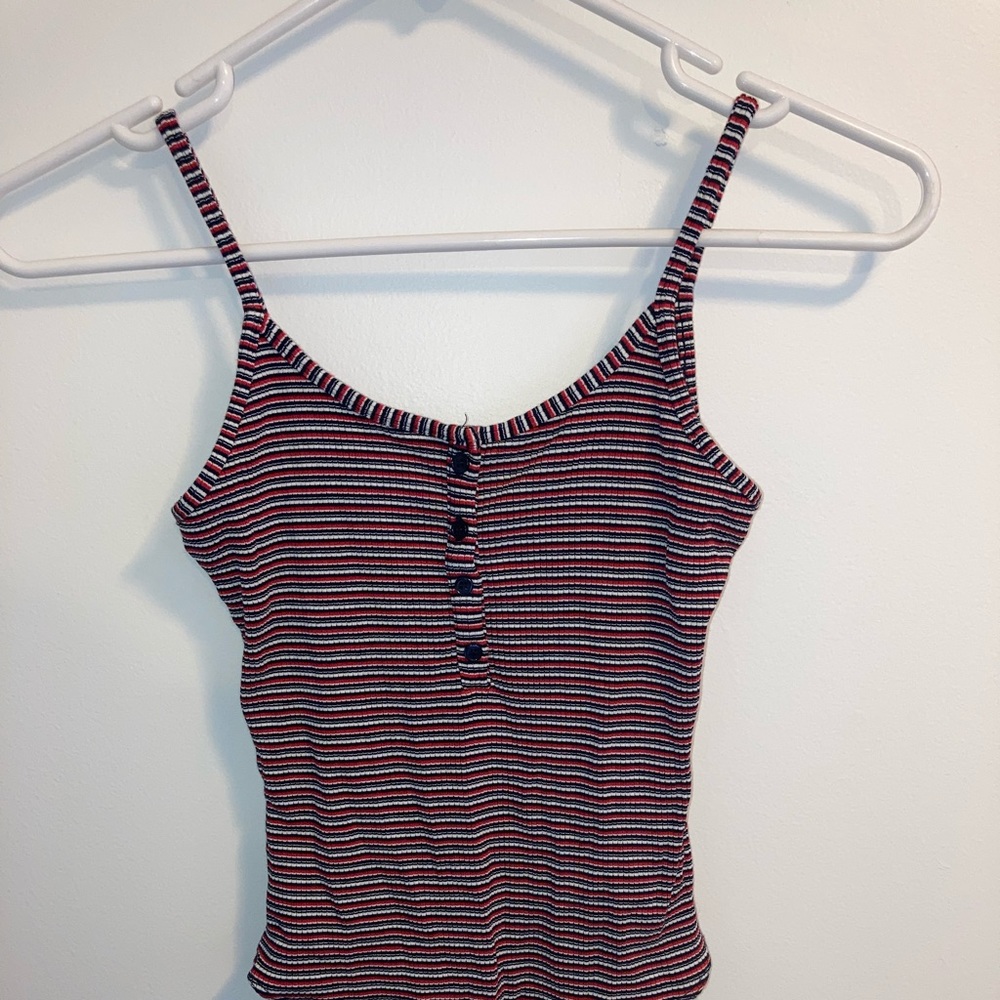 Garage striped bodysuit